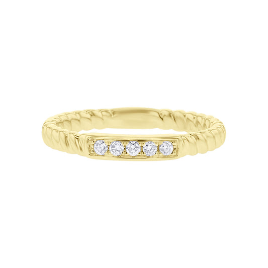 Charleston Twisted Diamond Ring