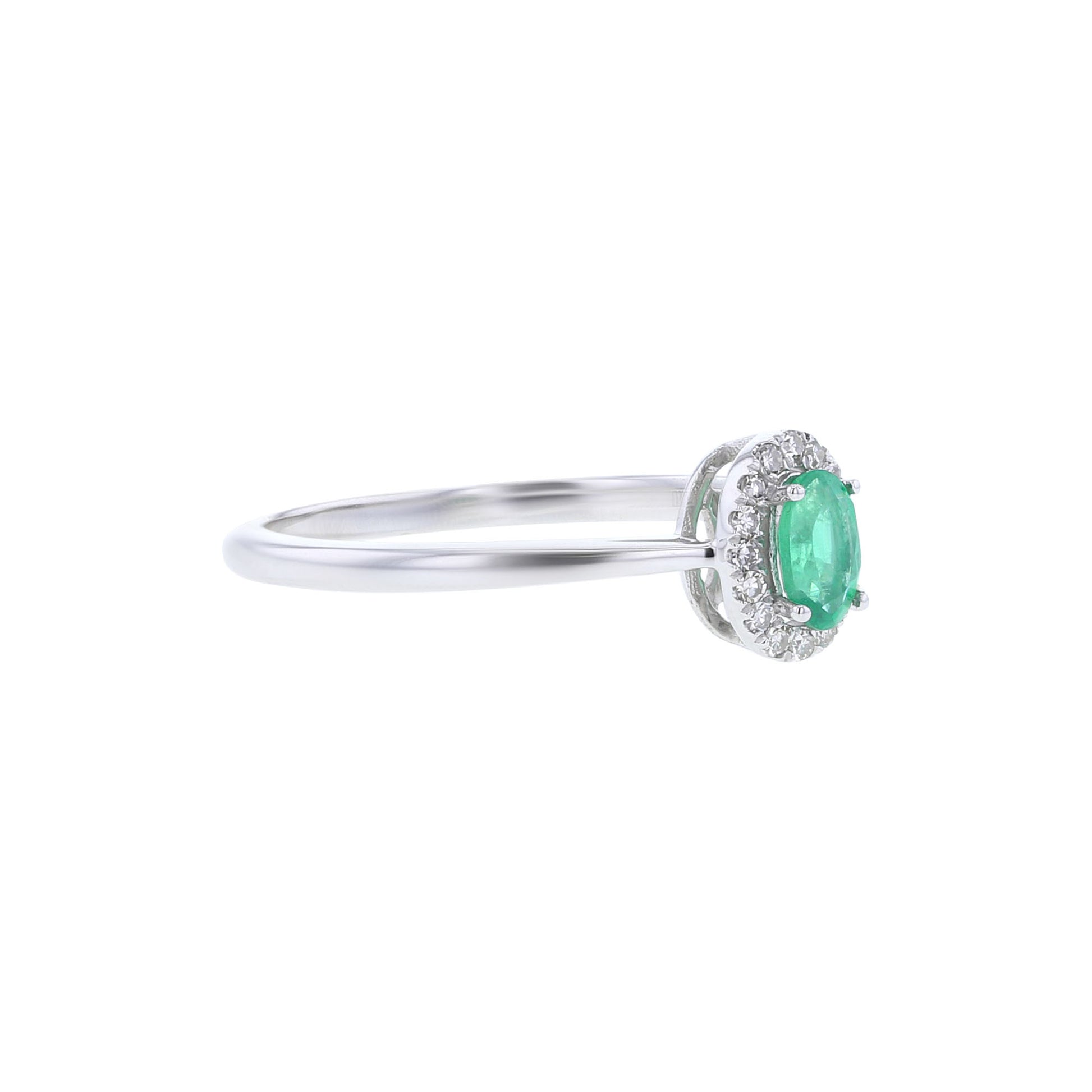 Popsicle Emerald & Diamond Ring