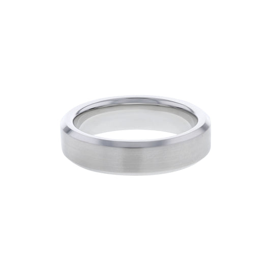 Merrick Serinium Beveled Wedding Ring - 6mm