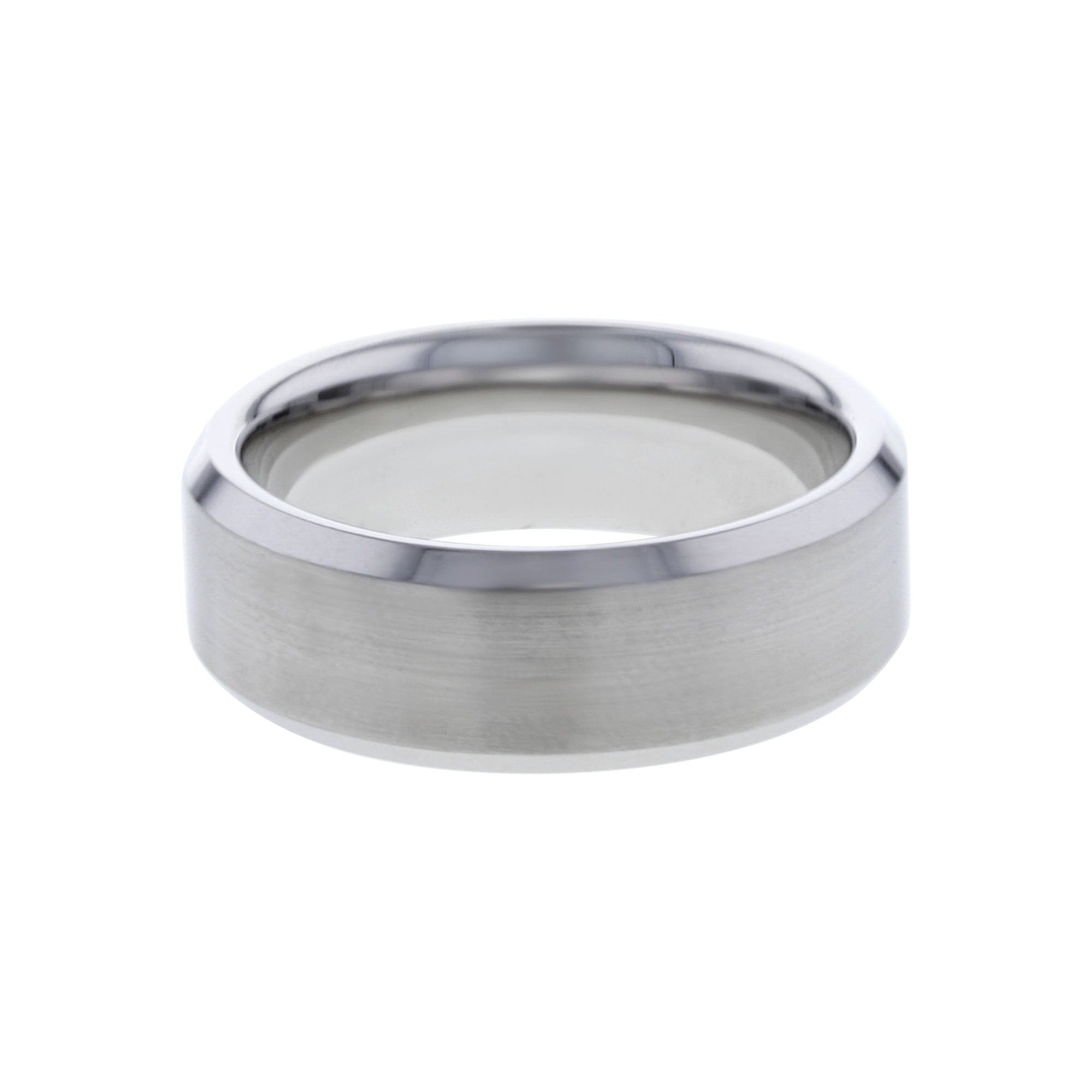 Merrick Serinium Beveled Wedding Ring - 8mm