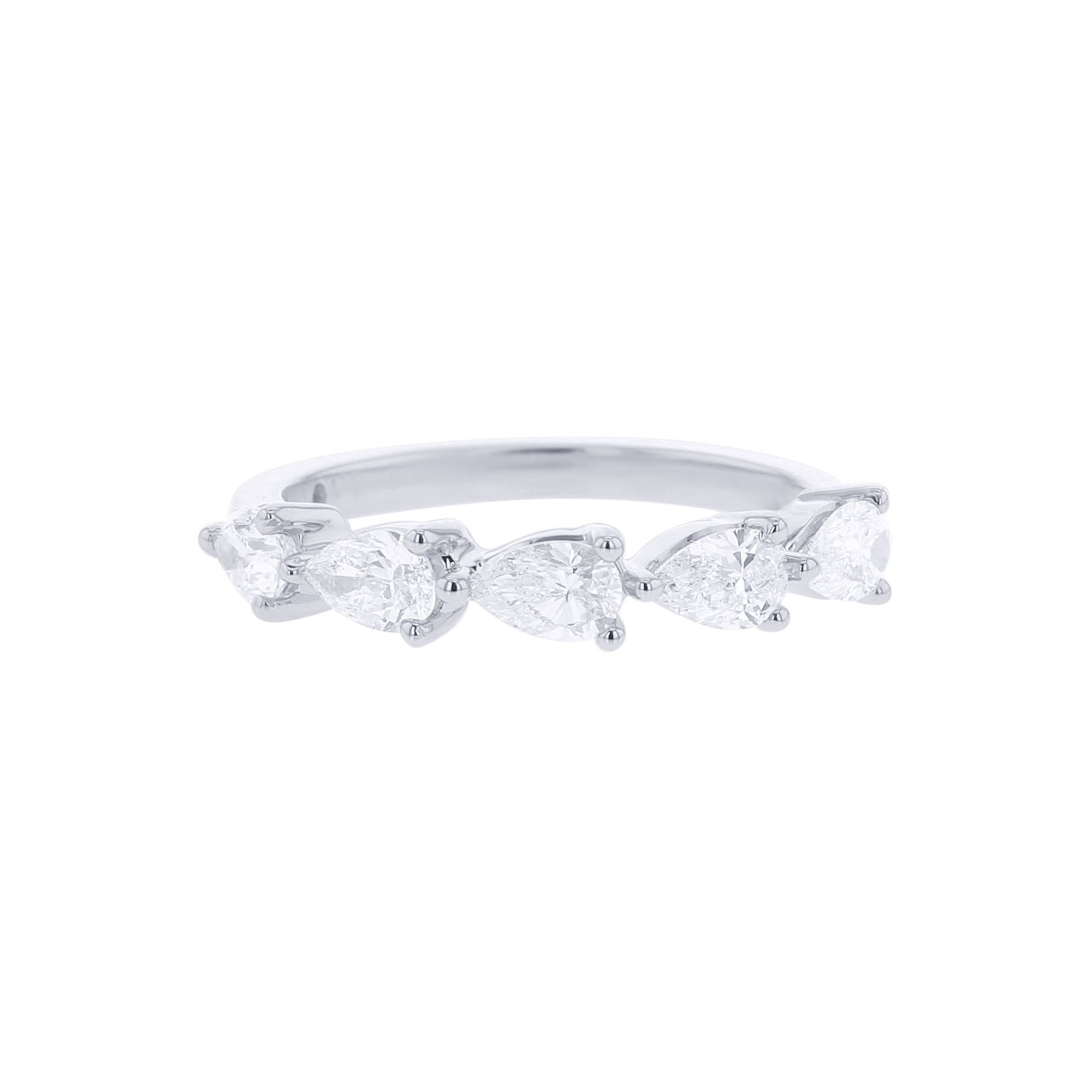 Simply Pear Diamond Wedding Ring 1ct