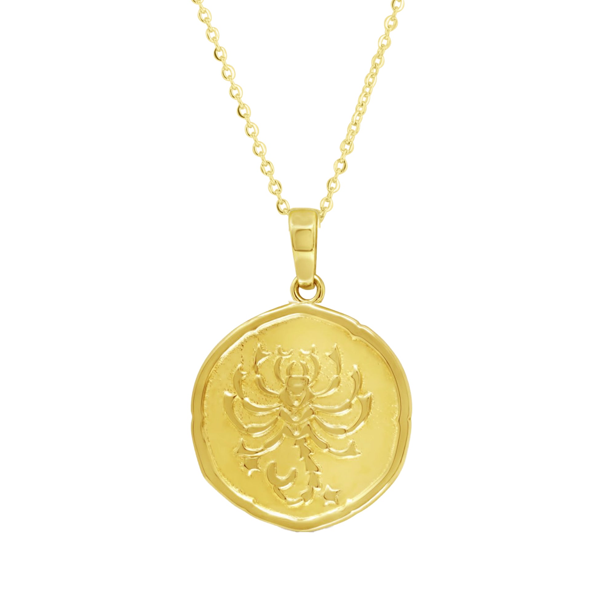 Written in the Stars Zodiac Gold Necklace