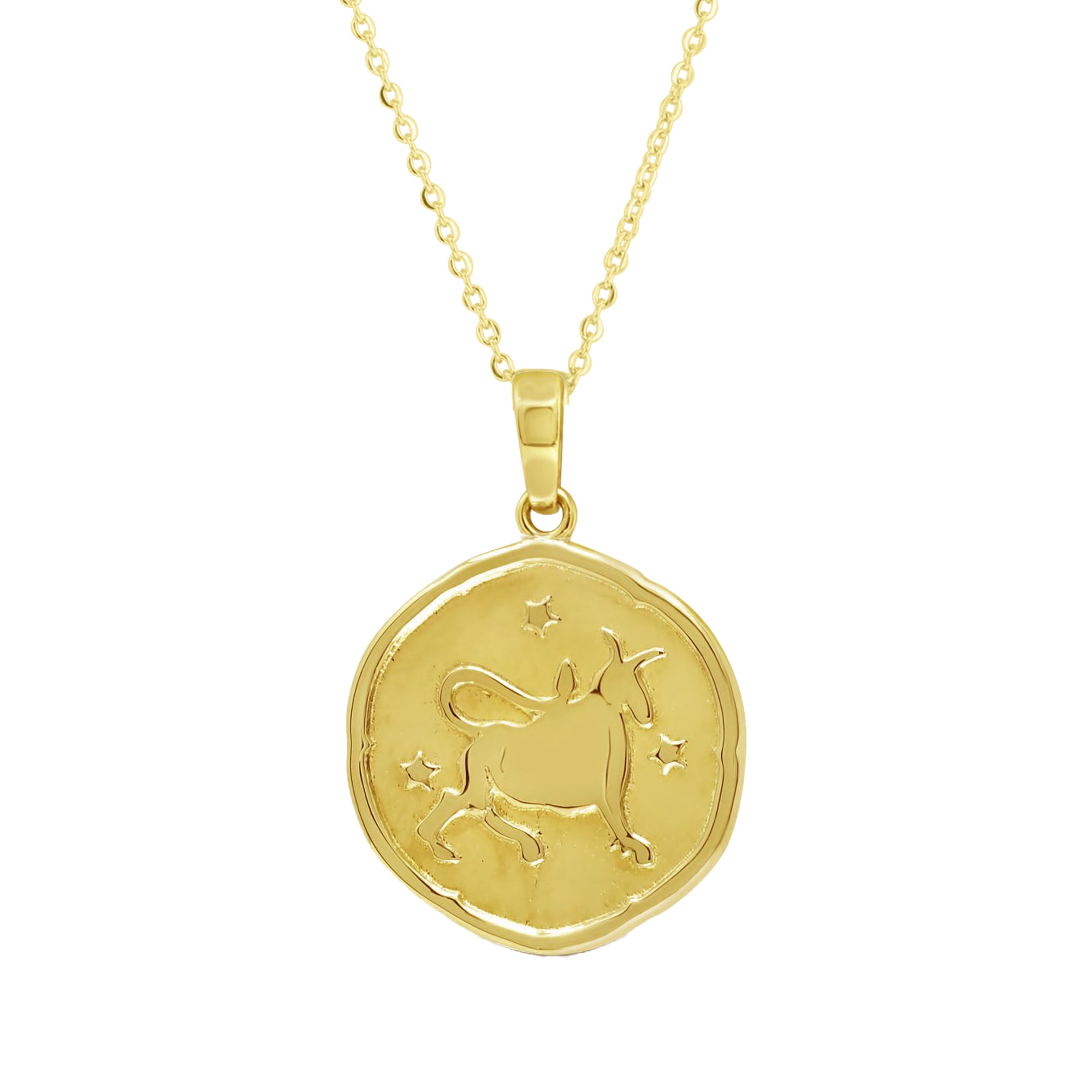 Written in the Stars Zodiac Gold Necklace