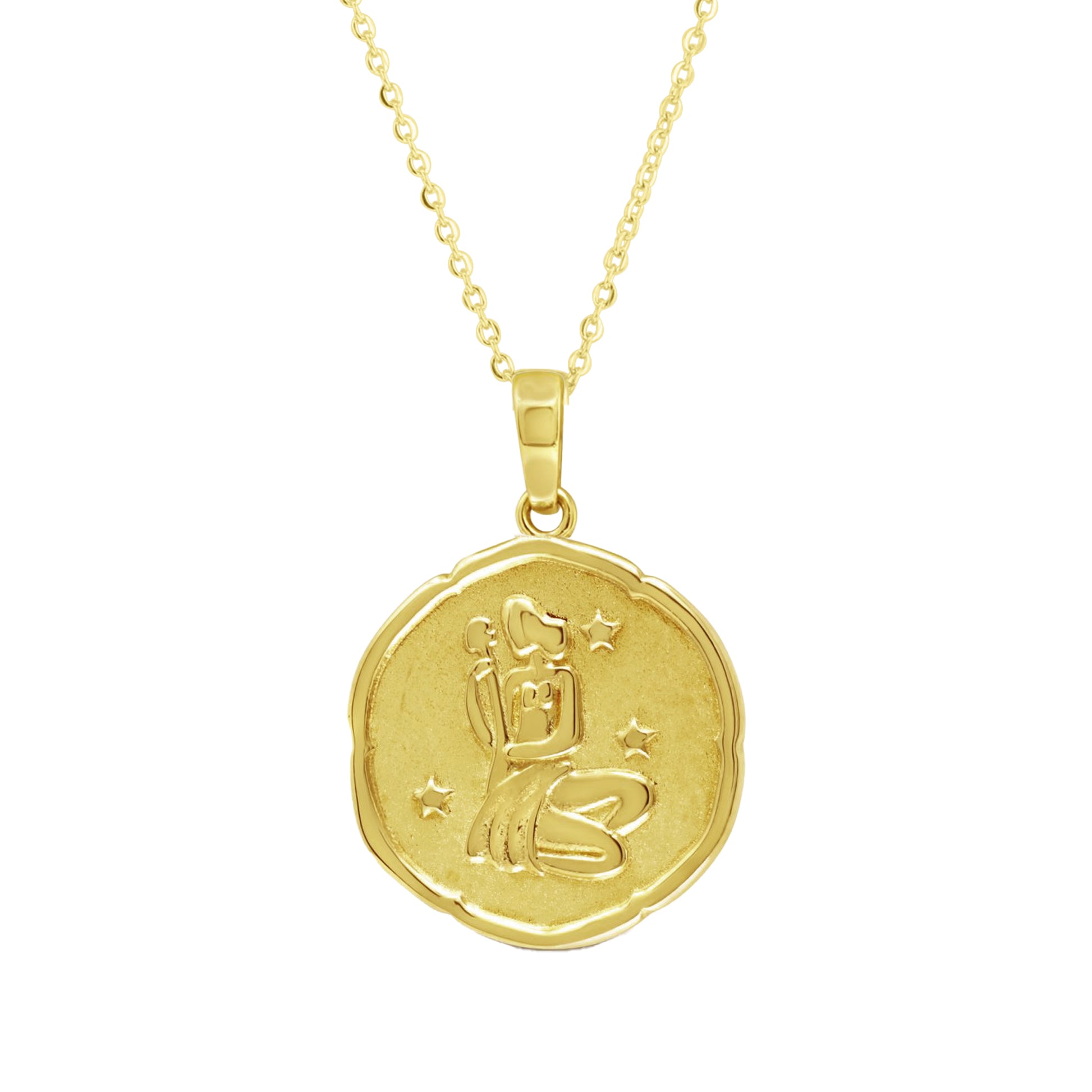 Written in the Stars Zodiac Gold Necklace