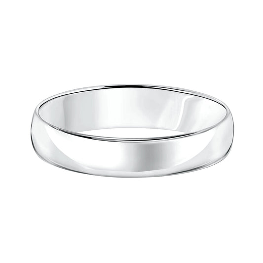 Roux 4mm Light Low Dome Wedding Ring