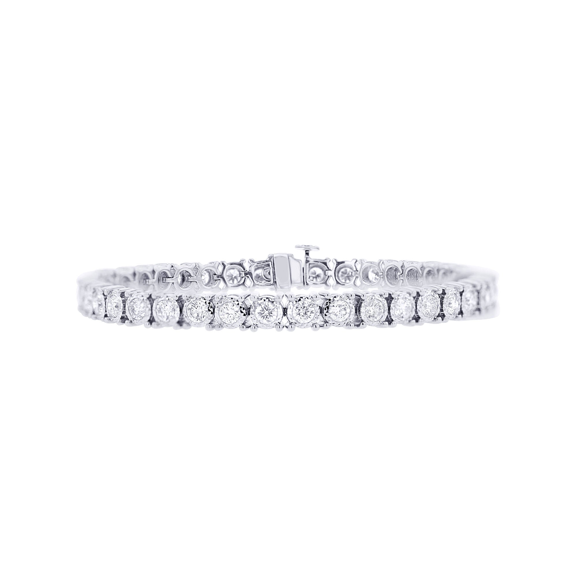 Mirage Diamond Tennis Bracelet 4ct – Steven Singer Jewelers