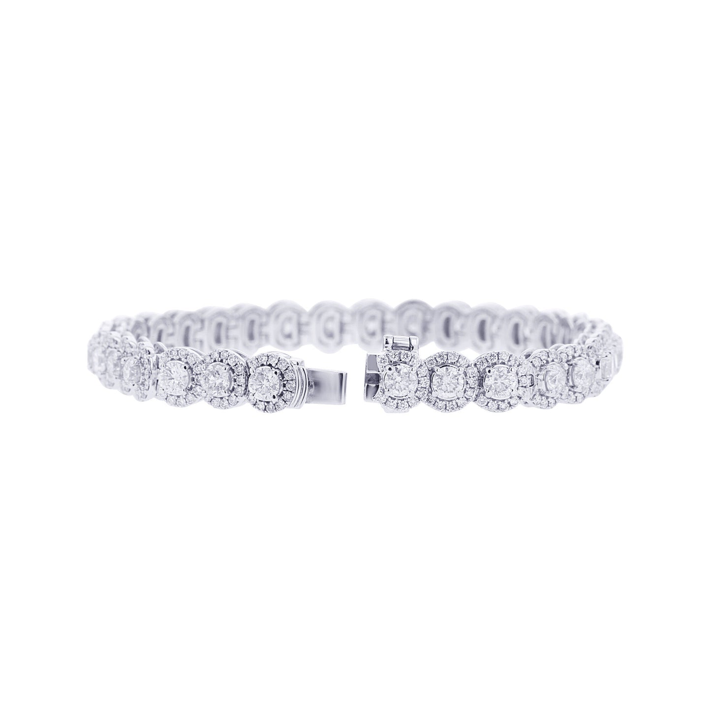 Kendall Halo Diamond Bracelet