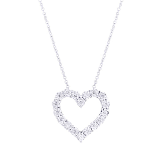 Mirage Diamond Heart Necklace 1/4ct