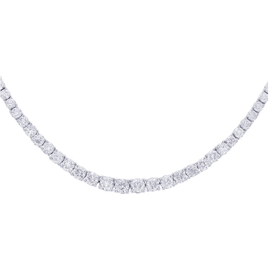 Grande Dame Diamond Tennis Necklace 12ct