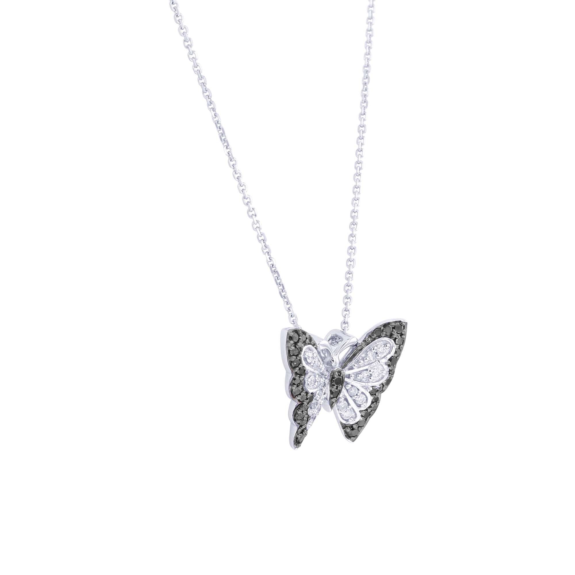 XIAQUJ Super Beautiful Sparkling Diamond Necklace Butterfly Linked Butterfly  Shaped Girl Collar Chain Gift Valentine Day Gift Fashion Lovers Pendant  Necklace Necklaces & Pendants Gold - Walmart.com