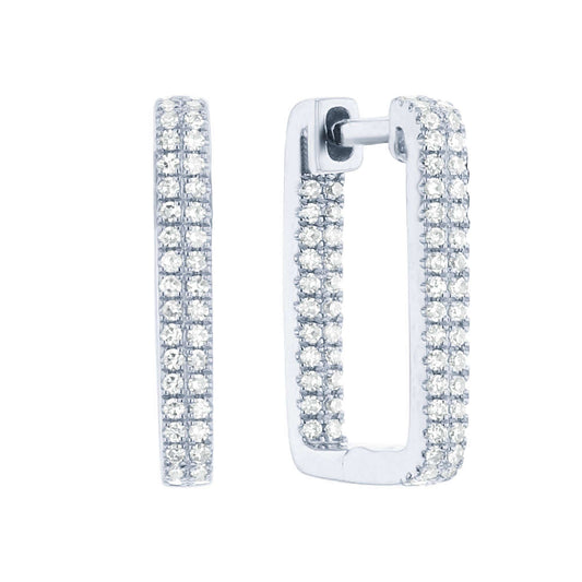 Adelais Diamond Hoop Earring