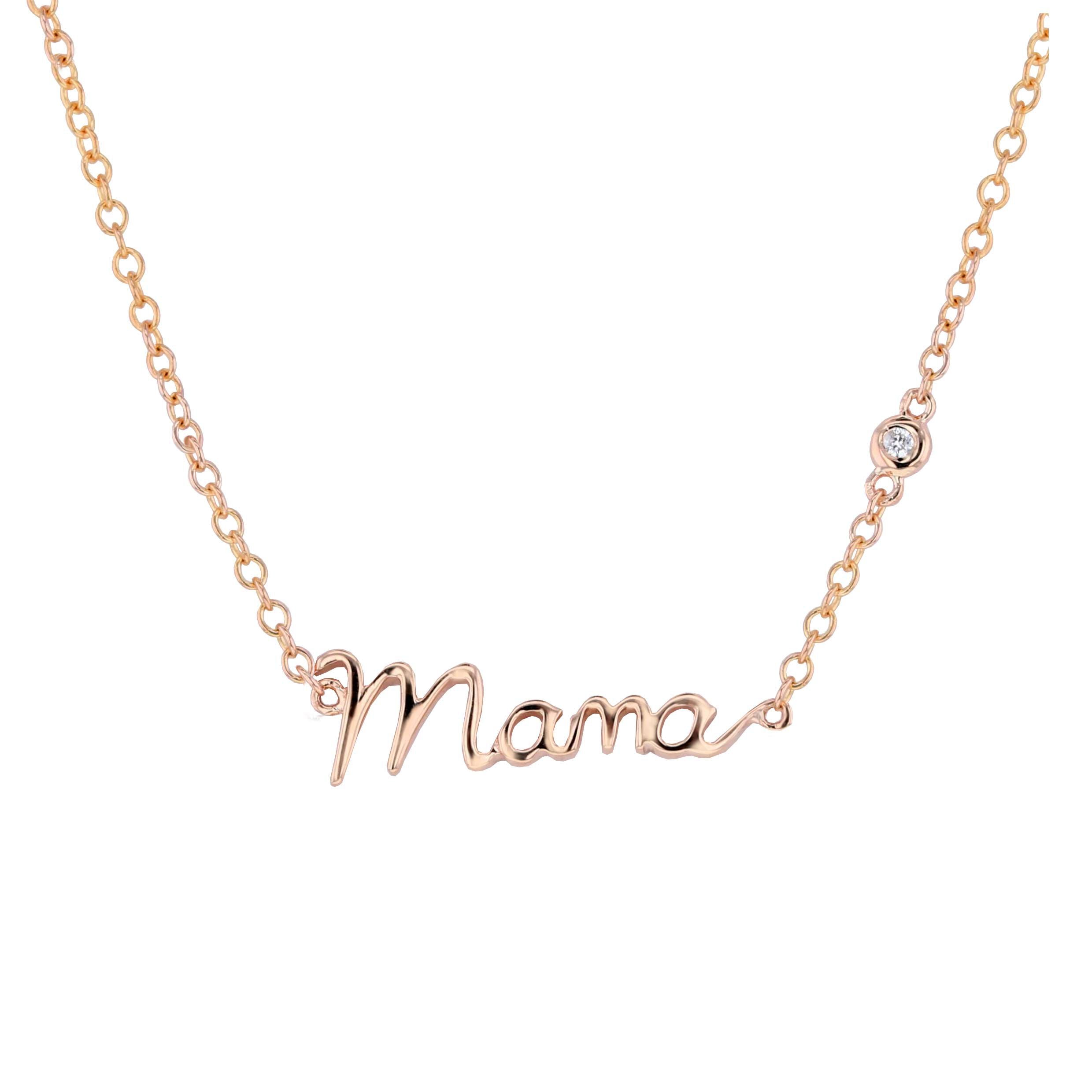 Mama clearance diamond necklace