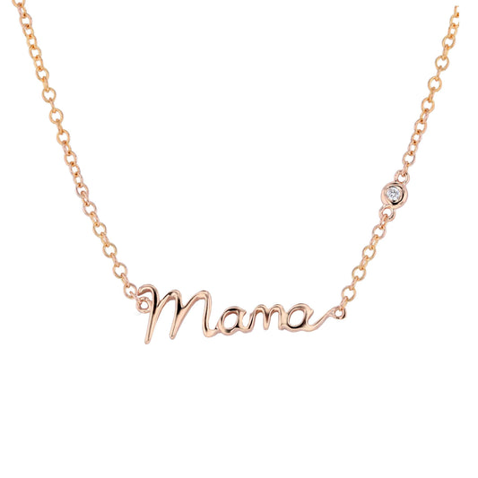 Mama Diamond Necklace