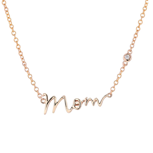 Mom Diamond Necklace