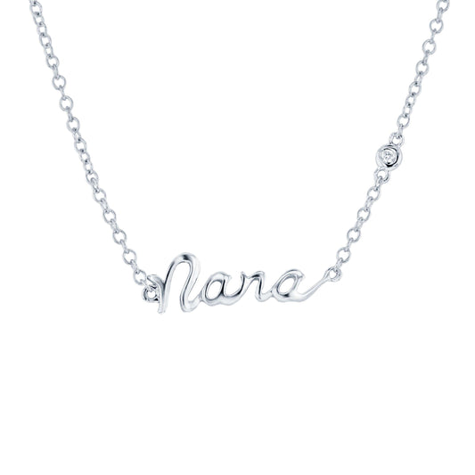 Silver Nana Diamond Necklace