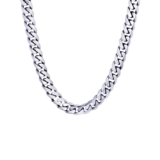 Talladega Stainless Steel Curb Link Necklace