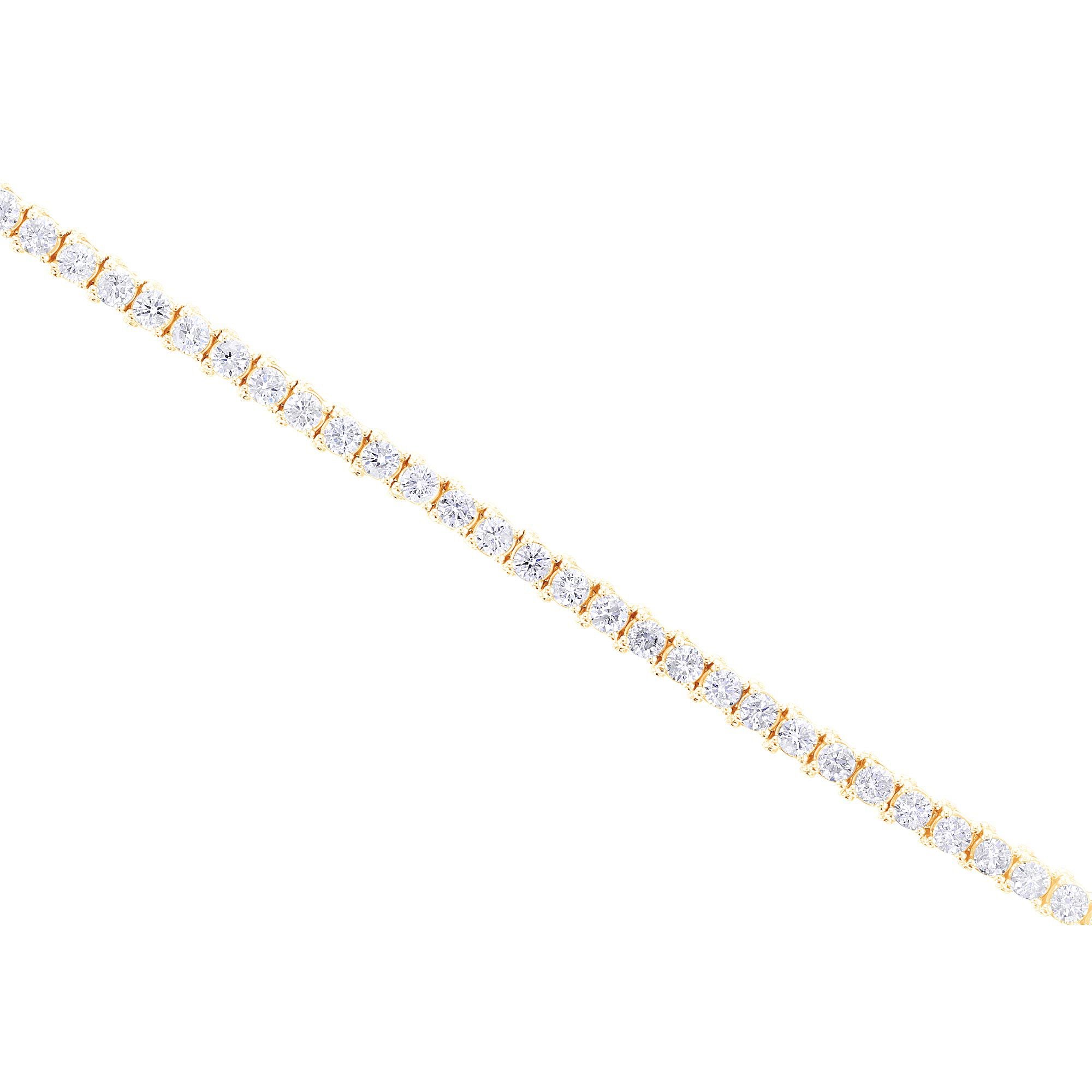 Colorful 14K Square Diamond Tennis Bracelet For Men And Women 5MM Cubic  Zirconia Hip Hop Hip Hop Jewelry In 14 18CM Length From Yishop4u, $19.76 |  DHgate.Com