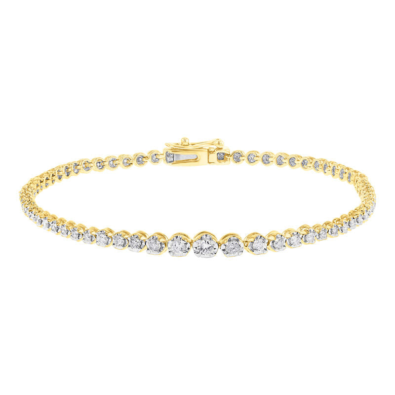 Miracle Diamond Tennis Bracelet 1ct – Steven Singer Jewelers