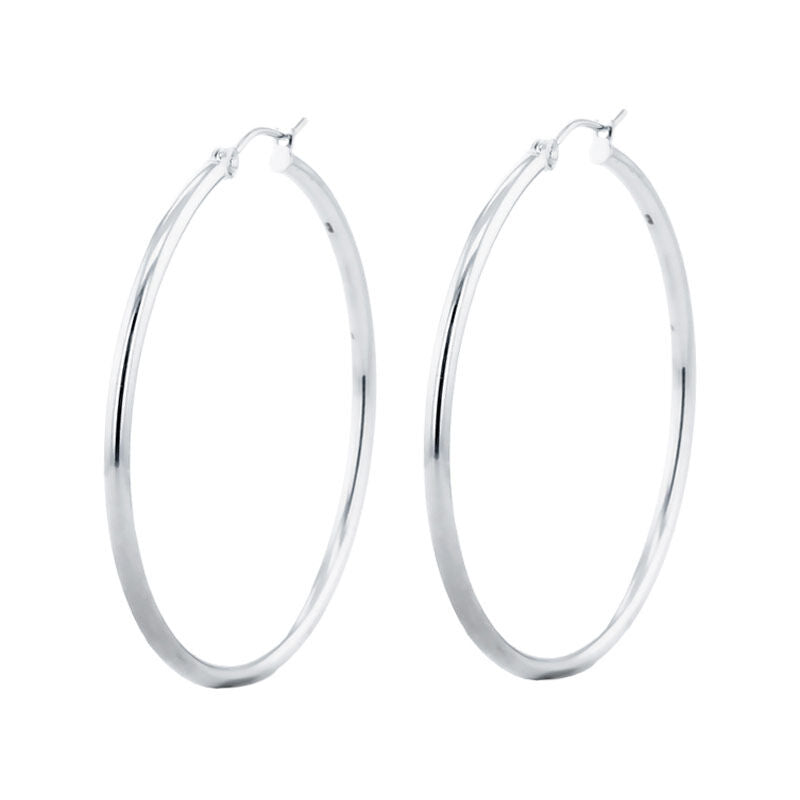 Sterling Silver Classic Hoop Earrings, All Sizes – Tilo Jewelry®