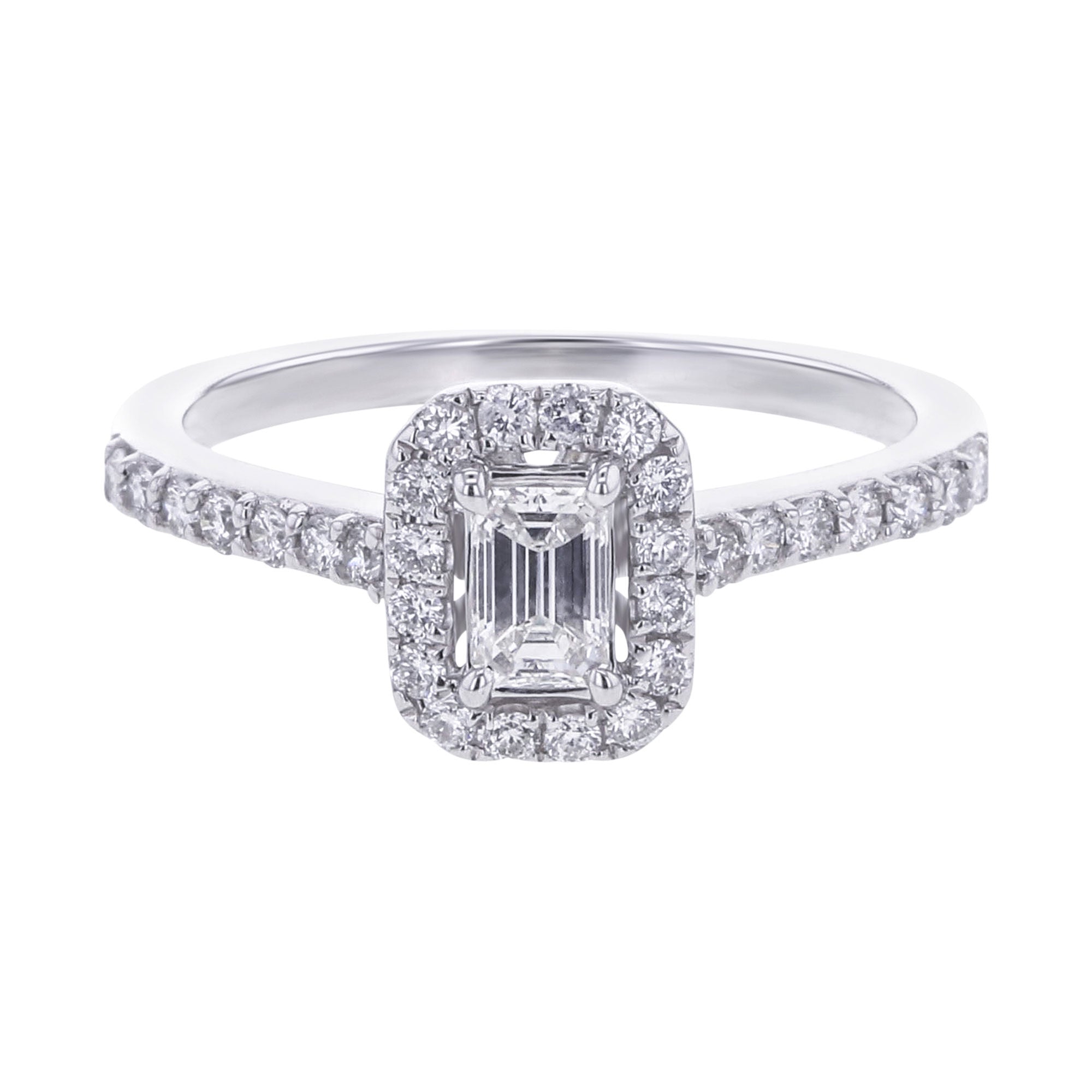 Classic Pear Halo Diamond Engagement Ring 2ct 5.5 - Steven Singer Jewelers- Swift Kelce Engagement Ring